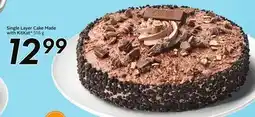 Sobeys Single Layer Cake Made with KITKAT offer