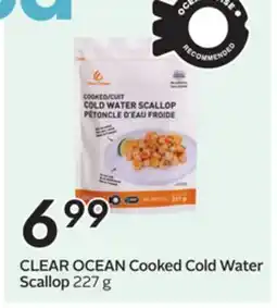 Sobeys CLEAR OCEAN Cooked Cold Water Scallop offer