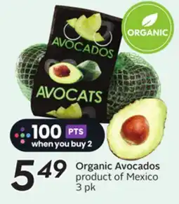 Sobeys Organic Avocados offer