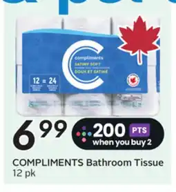 Sobeys COMPLIMENTS Bathroom Tissue offer