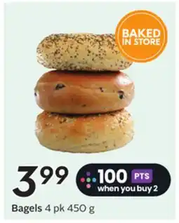 Sobeys Bagels offer
