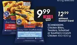 Sobeys Chicken Bites, Tenders, Schnitzel or Southern Crunch Chicken offer