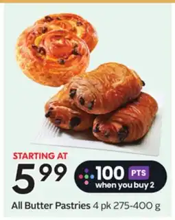Sobeys All Butter Pastries offer
