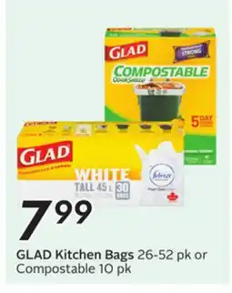 Sobeys Kitchen Bags 26-52 pk or Compostable 10 pk offer
