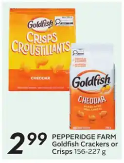 Sobeys Goldfish Crackers or Crisps offer