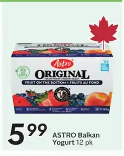 Sobeys Balkan Yogurt offer
