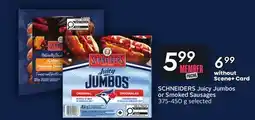Sobeys Juicy Jumbos or Smoked Sausages offer