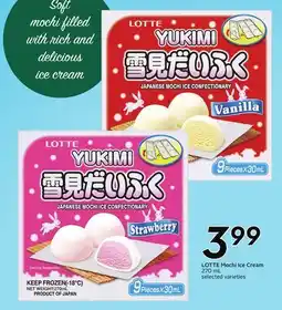 Sobeys Mochi Ice Cream offer
