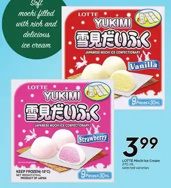 Sobeys Mochi Ice Cream offer