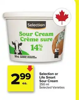 Metro SELECTION OR LIFE SMART SOUR CREAM offer