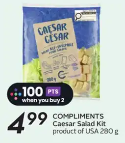 Sobeys COMPLIMENTS Caesar Salad Kit offer