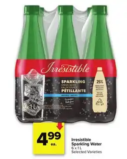 Metro IRRESISTIBLE SPARKLING WATER offer