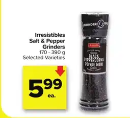 Metro IRRESISTIBLES SALT & PEPPER GRINDERS offer