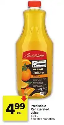 Metro IRRESISTIBLE REFRIGERATED JUICE offer