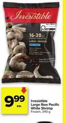 Metro IRRESISTIBLE LARGE RAW PACIFIC WHITE SHRIMP offer