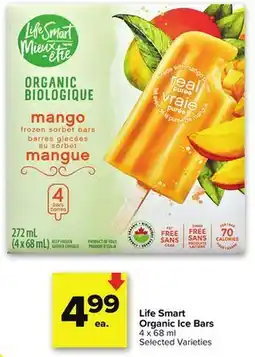 Metro LIFE SMART ORGANIC ICE BARS offer