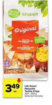 Metro LIFE SMART NATURALIA TORTILLA CHIPS offer