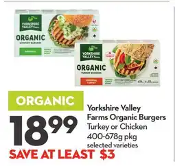 Longo's ORGANIC BURGERS offer