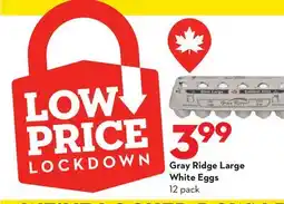 Longo's Large White Eggs offer