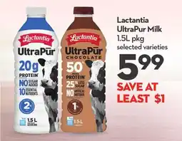 Longo's Lactantia UltraPur Milk offer