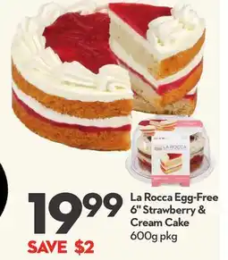 Longo's Egg-Free 6 Strawberry & Cream Cake offer