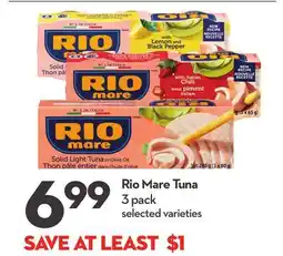 Longo's Rio Mare Tuna offer