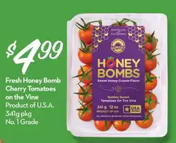Longo's Fresh Honey Bomb Cherry Tomatoes on the Vine offer