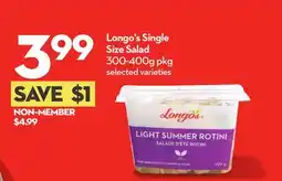 Longo's Single Size Salad offer