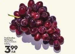 Longo's Fresh Seedless Red Grapes offer
