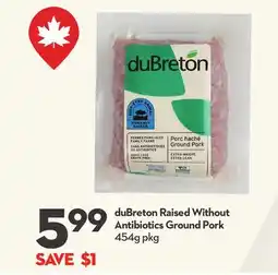 Longo's Raised Without Antibiotics Ground Pork offer