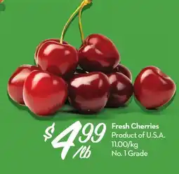 Longo's Fresh Cherries offer