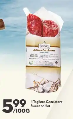 Longo's Il Tagliere Cacciatore offer