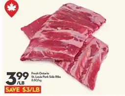 Longo's Fresh Ontario St. Louis Pork Side Ribs offer