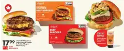 Longo's Longo's Beef Burgers or Longo's Stuffed Beef Burgers offer