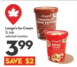 Longo's Longo's Ice Cream offer