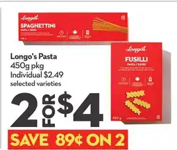 Longo's Longo's Pasta offer