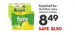 Longo's Fuzed Iced Tea offer