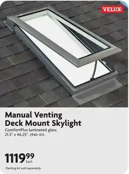 Home Hardware Manual Venting Deck Mount Skylight offer