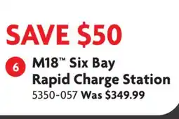 Home Hardware M18 Six Bay Rapid Charge Station offer