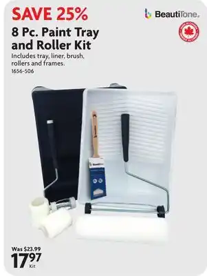 Home Hardware 8 Pc. Paint Tray and Roller Kit offer