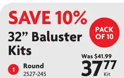 Home Hardware 32 Baluster Kits offer