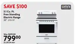 Home Hardware 5.1 Cu. Ft. Free Standing Electric Range offer