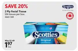 Home Hardware Ply Facial Tissue offer