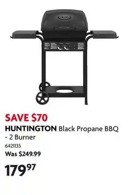 Home Hardware Black Propane BBQ-2 Burner offer
