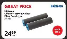 Home Hardware Micron Chlorine, Taste & Odour Filter Cartridges offer