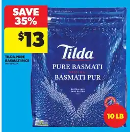 Real Canadian Superstore TILDA PURE BASMATI RICE, 10 LB offer