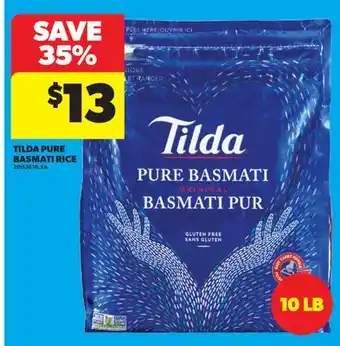 Real Canadian Superstore TILDA PURE BASMATI RICE, 10 LB offer