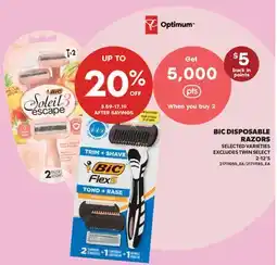 Real Canadian Superstore BIC DISPOSABLE RAZORS, 2-12'S offer