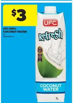 Real Canadian Superstore UFC 100% COCONUT WATER offer