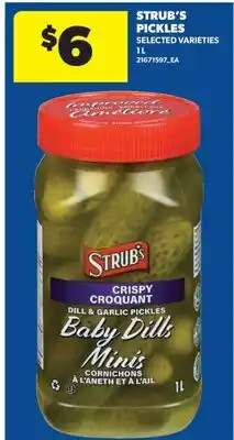 Real Canadian Superstore STRUB'S PICKLES offer
